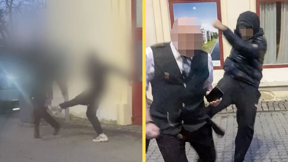 VIDEO: Gratisåkare går till attack mot tågkonduktör